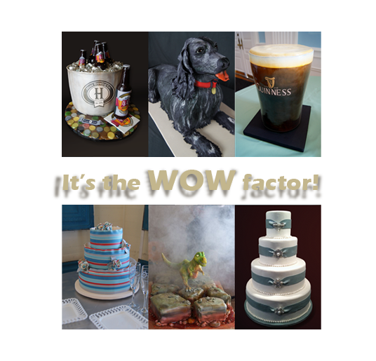 Special occasion cakes, sculpted cakes, and wedding cakes